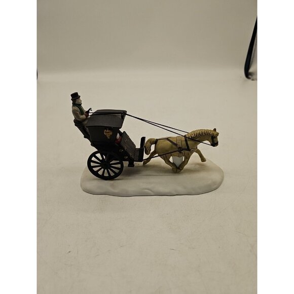 Dept 56 - King's Road Cab - Dickens' Village - 55816 - EUC - Retired No Box - Picture 1 of 6